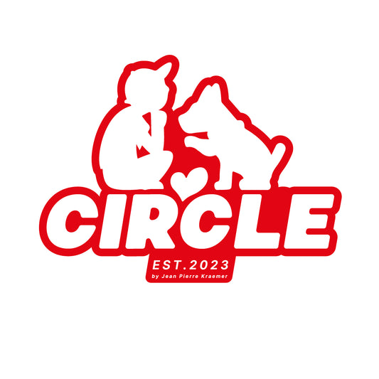 Sticker - Circle Dog